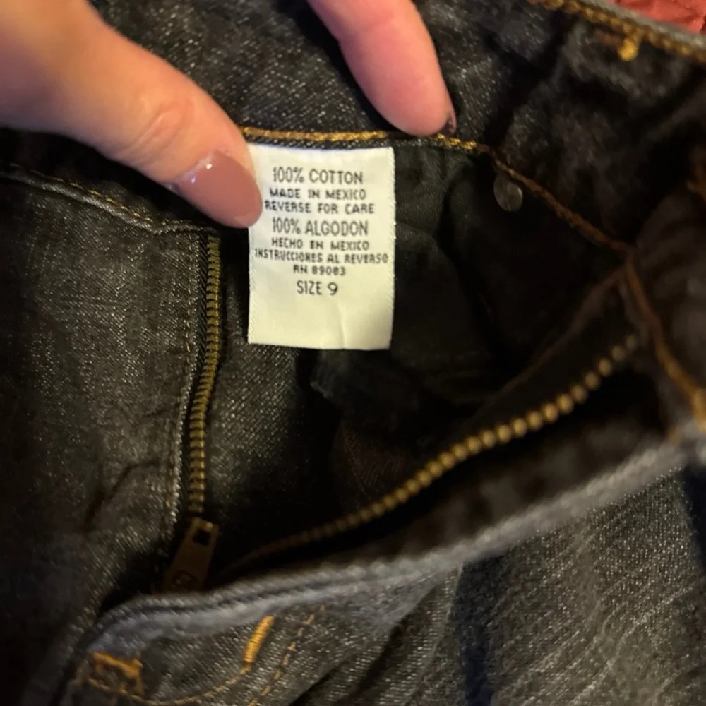 LEI Y2K Charcoal Denim Jeans - Picture 3 of 9